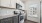 view of a kitchen countertop with a window to the side