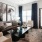 a living room with a couch and a coffee table